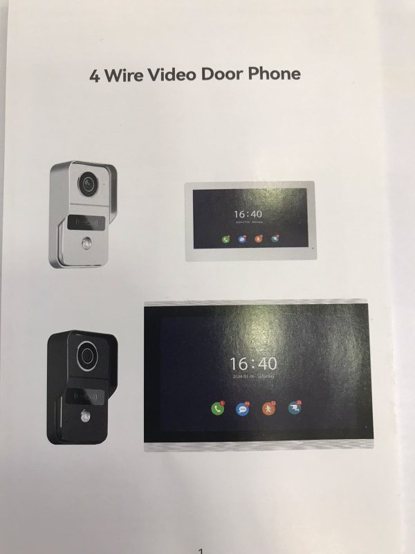 1080p 10 inch 4 Wire video door phone - Image 2