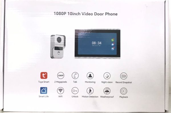 1080p 10 inch 4 Wire video door phone